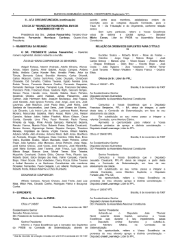 1 DIARIO DA ASSEMBL&Eacute;IA NACIONAL