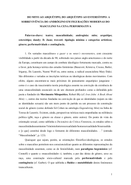 1 DO MITO AO ARQU&Eacute;TIPO, DO ARQU&Eacute;TIPO AO ESTERE&Oacute;TIPO: A