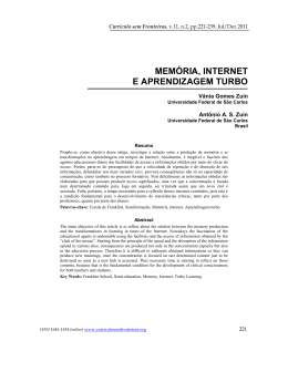 Veja o Artigo - Curr&iacute;culo sem Fronteiras