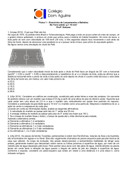 Física 1 lançamentos e balística 2014