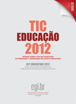 ICT EDUCATION 2012