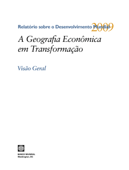 A Geografia Econ&ocirc;mica em Transforma&ccedil;&atilde;o