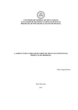 Maria Ângela Ramos. A Agricultura Familiar do Norte de