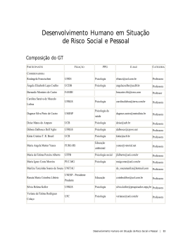 Hist&oacute;rico, propostas e objetivos, produ&ccedil;&atilde;o e avalia&ccedil;&atilde;o