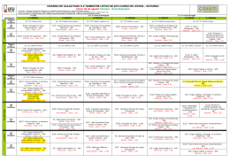 Hor&aacute;rio 2&ordm; Semestre de 2015