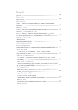 Jornal de Psican&aacute;lise, v. 47, n. 87, 2014