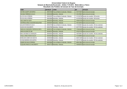 Resultado Dos Pedidos De Isen&ccedil;&atilde;o - Copeve