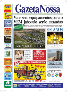 VEM Jaboatão serão cassadas