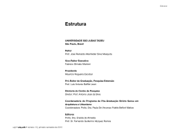 Estrutura - Universidade S&atilde;o Judas Tadeu