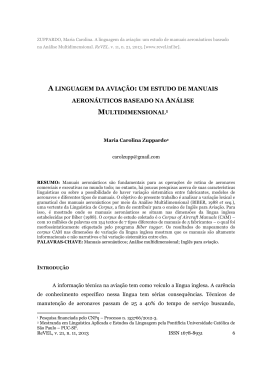 a linguagem da avia&ccedil;&atilde;o: um estudo de manuais aeron&aacute;uticos
