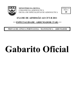 arrumador - Target Concursos