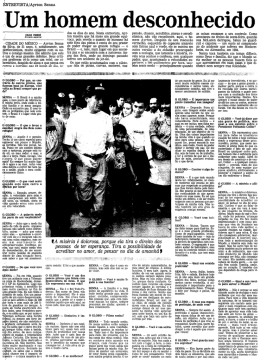 Page 1 ÉNTREvIsTA/Ayrmn Senna cELso maine Enviado especial