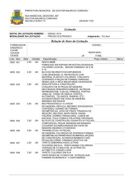 CW Report - Prefeitura Municipal de Doutor Maur&iacute;cio Cardoso