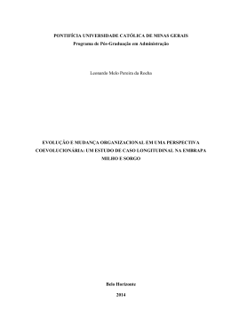 evolu&ccedil;&atilde;o e mudan&ccedil;a organizacional em uma perspectiva