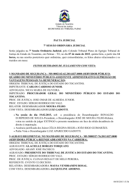 - Tribunal de Justi&ccedil;a do Estado do Tocantins