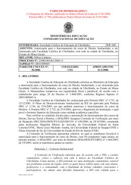 Parecer CNE/CES nº 56/2006, aprovado em 21 de fevereiro de 2006