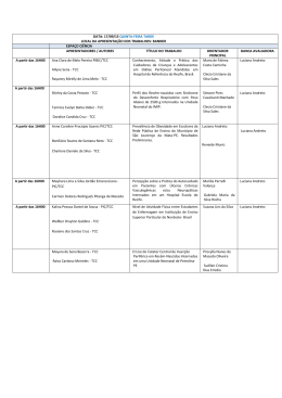 Apresenta&ccedil;&atilde;o dos trabalhos (banner)