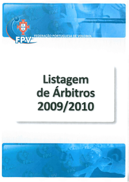 Page 1 Page 2 Árbitros 16m` PI "00101 mm” Licença Árbitro NI CMD