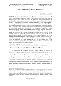 leite derramado: ficção histórica?