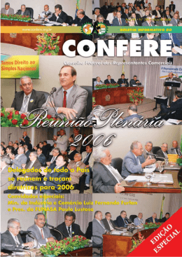 Informativo Plen&aacute;ria 2 - Conselho Federal dos Representantes