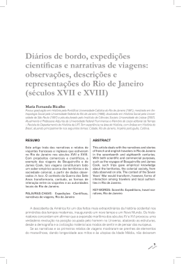 Di&aacute;rios de bordo, expedi&ccedil;&otilde;es cient&iacute;ficas e