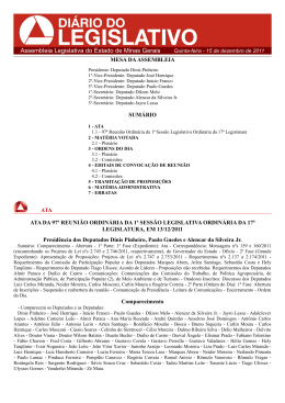 DI&Aacute;RIO DO LEGISLATIVO - 15/12/2011