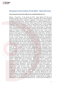 PROGRAMA VALDIR CORREIA 27.01.2015