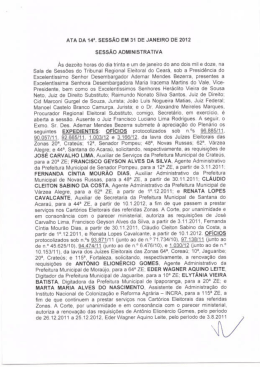 ATA DA 14`. EESSÃÚ EM 31 DE JiltlilElFi`EilI DE EIHE SESSÃO