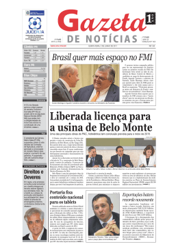 Liberada licen&ccedil;a para a usina de Belo Monte