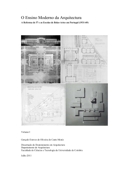 Ensino Moderno da Arquitectura 1932-1974