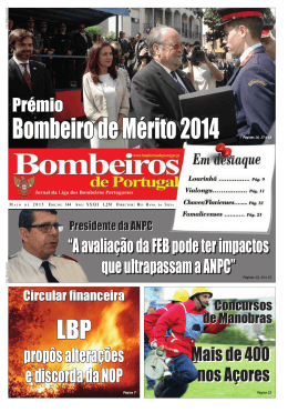 Edi&ccedil;&atilde;o 344 - Jornal Bombeiros de Portugal