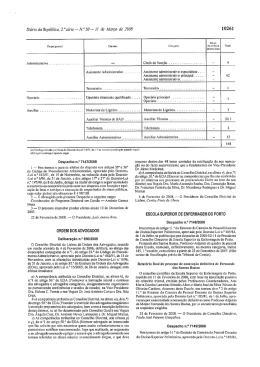 Delegação de Competências - Publicação no DR