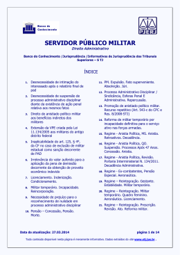 SERVIDOR P&Uacute;BLICO MILITAR - Tribunal de Justi&ccedil;a do Estado do