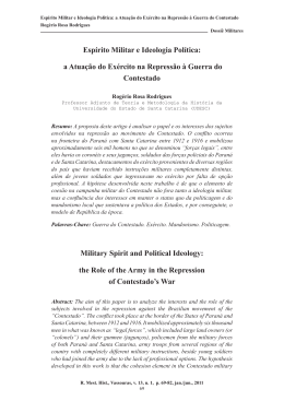Esp&iacute;rito Militar e Ideologia Pol&iacute;tica: a Atua&ccedil;&atilde;o do Ex&eacute;rcito na