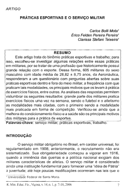 Fa&ccedil;a o dowload aqui - Revista Mineira de Educa&ccedil;&atilde;o F&iacute;sica