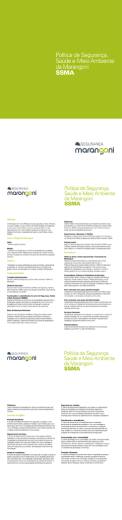 Po itica de Seguran&ccedil;a, Sa&uacute;de e Meio Ambiente da I