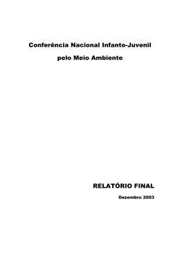 Conferência Nacional Infanto