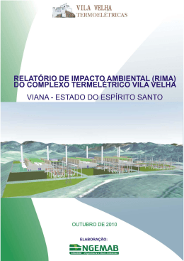 Vila Velha Termoel&eacute;tricas Ltda - Instituto Estadual de Meio Ambiente