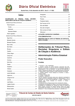 Di&aacute;rio Oficial Eletr&ocirc;nico