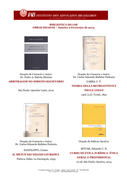 Janeiro a Fevereiro de 2013