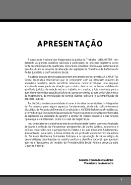 do PDF - Associa&ccedil;&atilde;o Nacional dos Magistrados da
