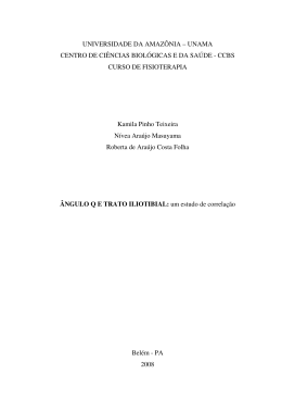 &Acirc;NGULO Q E TRATO ILIOTIBIAL: um estudo de correla&ccedil;&atilde;o