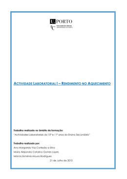 Rendimento no aquecimento