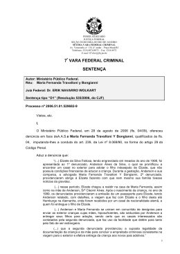 7&ordf; VARA FEDERAL CRIMINAL SENTEN&Ccedil;A
