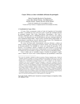 Corpus &Aacute;frica - Associa&ccedil;&atilde;o Portuguesa de Lingu&iacute;stica