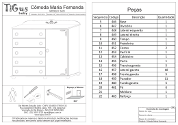 Manual Cômoda Maria Fernanda