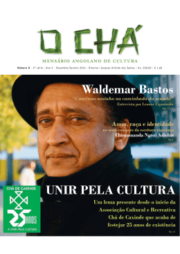 Waldemar Bastos UNIR PELA CULTURA