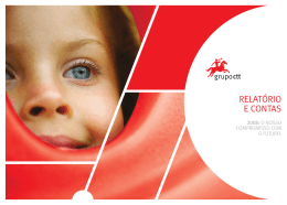 Relat&oacute;rio e Contas 2008