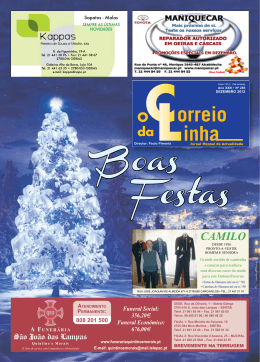 Dezembro - Jornal o Correio da Linha