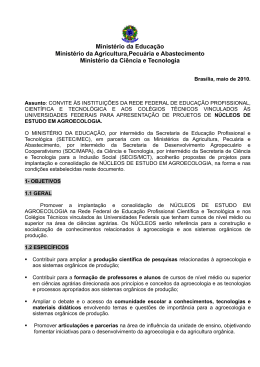 Ministério da Educação Ministério da Agricultura,Pecuária e